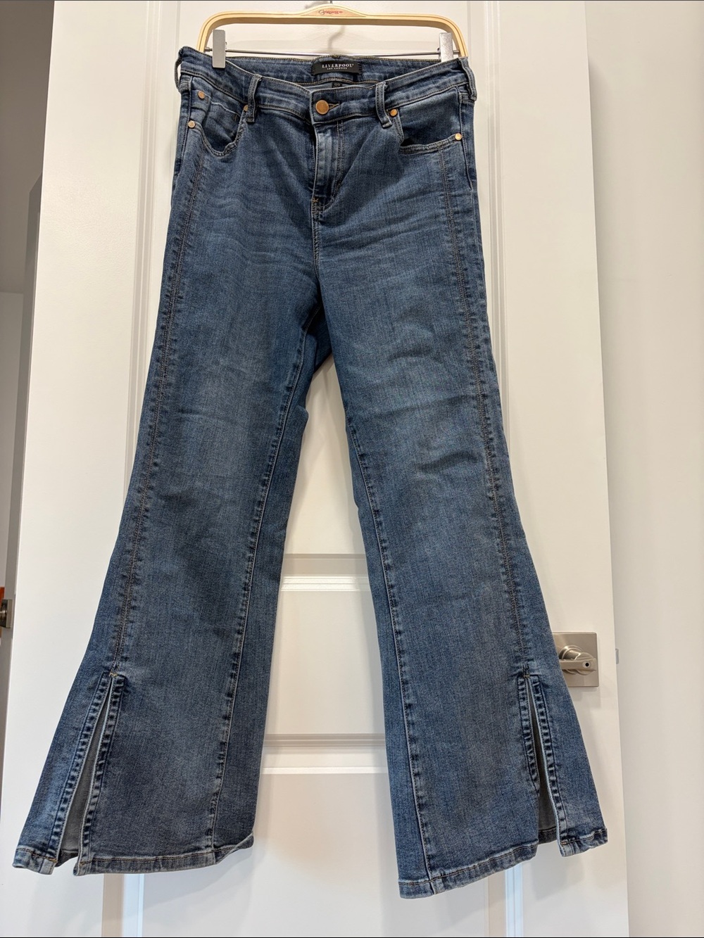 Liverpool Women’s Blue Bootcut Jeans - Picture 4 of 4